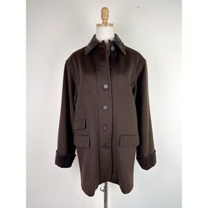 Steve by Searle Vintage 90's Brown Wool Coat